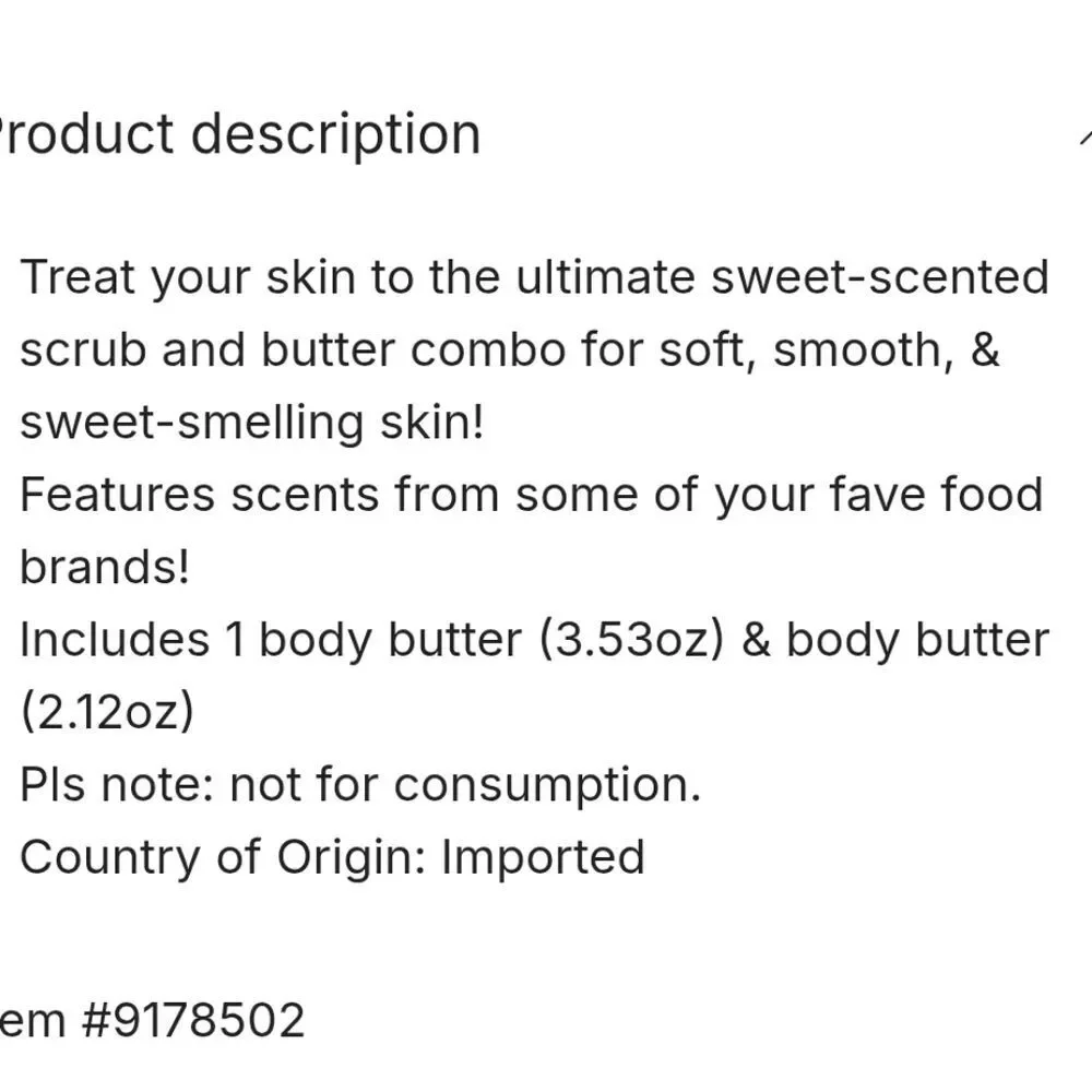 Taste Beauty Sour Patch Kids Watermelon Scented Body Scrub & Body Butter‎ Set
